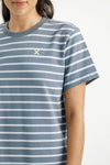Chris Tee - Stormy Stripes with Lime X