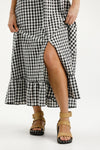 Greta Dress - Black Checks