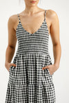 Julia Dress - Black Checks