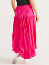 Ibiza Tiered Skirt - French Rose