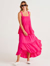 Ibiza Tiered Skirt - French Rose
