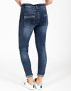 Button Jean 7019 - Dark Wash with Zip Pocket