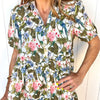 Ellie Tiered Midi Dress - Tropical Luxe