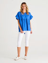 Jameson Blouse - Iris Blue