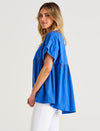Jameson Blouse - Iris Blue