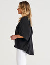 JuliaBillow Sleeve Blouse - Black