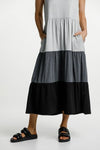 Kendall Singlet dress - Grey/Charcoal/Black