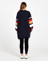 Liliana Chunky Cardi - Navy Stripe