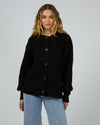 Mari Knit Caridgan - Black