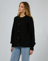 Mari Knit Caridgan - Black