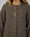 Mari Knit Cardigan - Brown