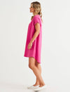 Maxine T Shirt Dress - Azalea
