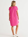Maxine T Shirt Dress - Azalea