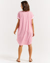Maxine T-Shirt Dress - Cherry Blossom Stripe