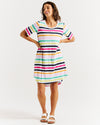 Nyree Dress - Rainbow Stripe