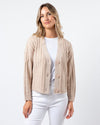 Posey Cardigan - Tan Melange