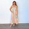 Lara Dress - Candy Stripe