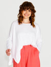 Shiv Batwing Knit - White
