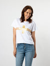 T Shirt - White Bronze Safari Cross