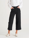 Tabitha Crop Jean - Black