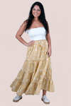 Boho Lover Maxi Skirt - Daisy Sunshine