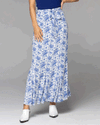 Sweet Harmony Maxi Skirt - White China Plate