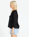 Ruby Frill Sleeve Top - Black