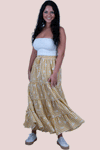 Boho Lover Maxi Skirt - Daisy Sunshine