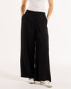 Venus Satin Pant - Black