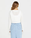 Talullah Cardi - White